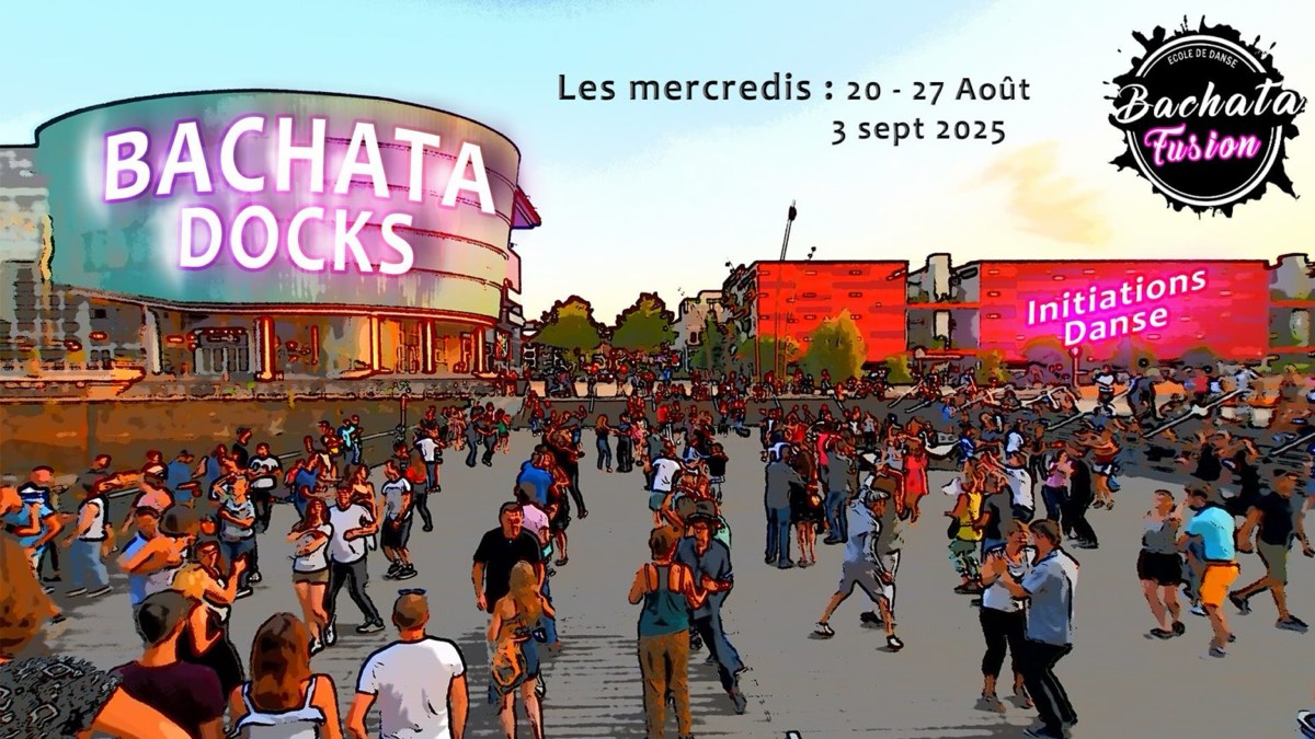 Bachata Docks, soirée gratuite en plein air à Strasbourg
